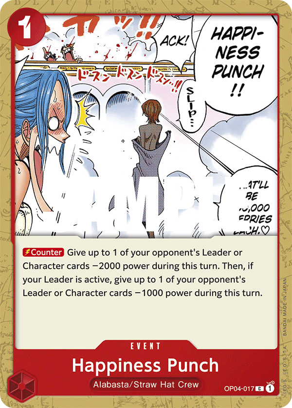 Happiness Punch OP04-017 One Piece card