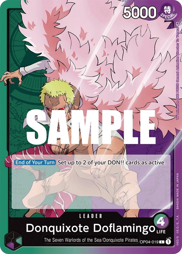 Donquixote Doflamingo (019) OP04-019 One Piece card