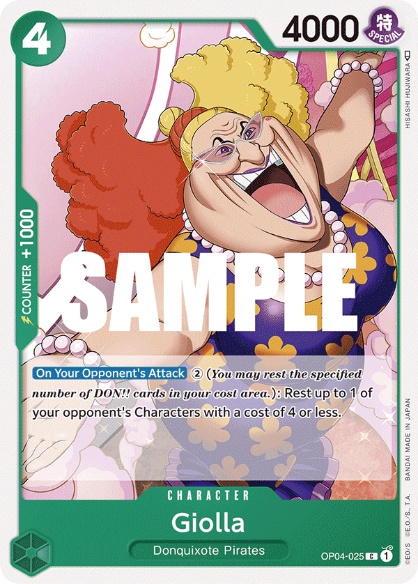 Giolla OP04-025 One Piece card