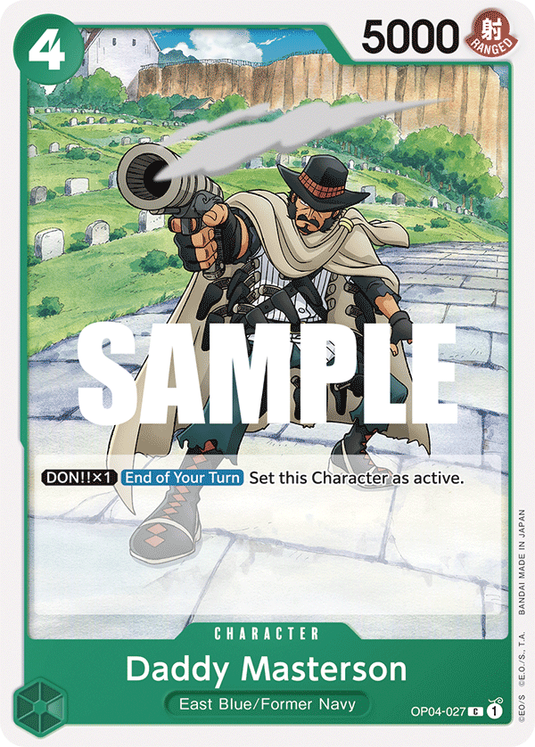 Daddy Masterson OP04-027 One Piece card