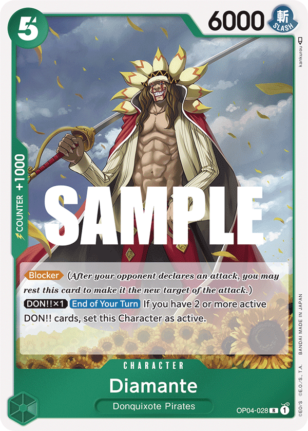 Diamante OP04-028 One Piece card