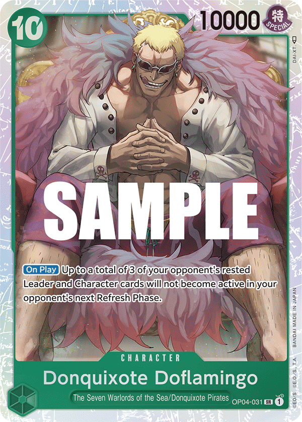 Donquixote Doflamingo (031) OP04-031 One Piece card