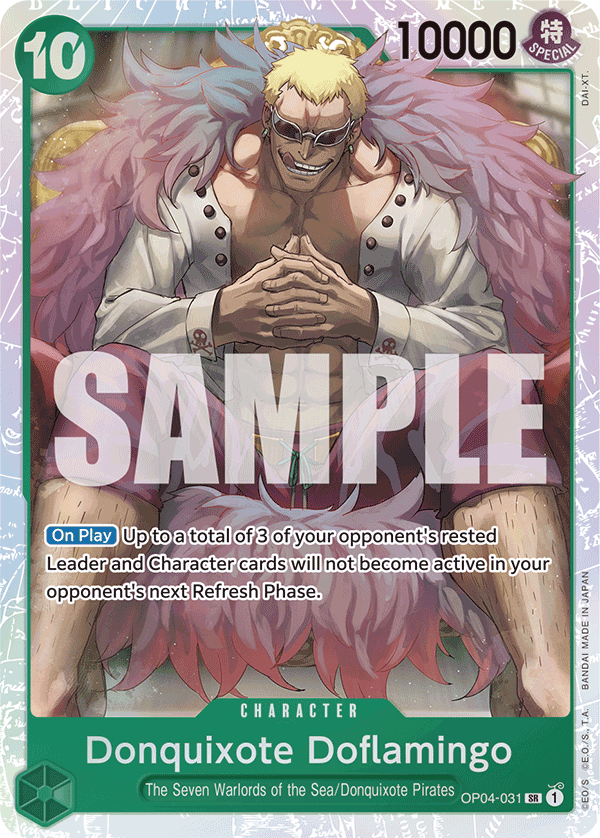 Donquixote Doflamingo (Reprint) OP04-031 One Piece card