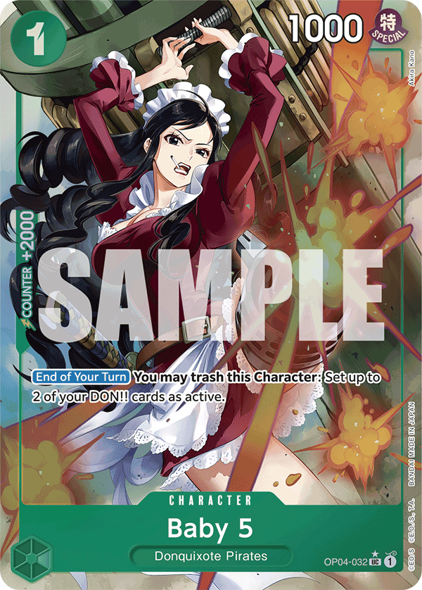 Baby 5 (OP04-032) (Jolly Roger Foil) OP04-032 One Piece card