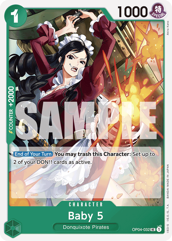 Baby 5 (OP04-032) (Reprint) OP04-032 One Piece card