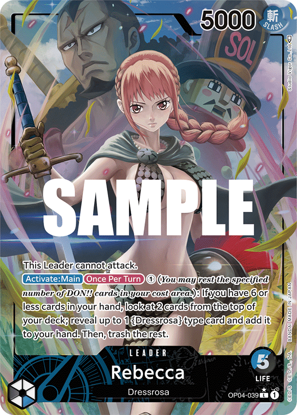 Rebecca (039) (Alternate Art) OP04-039 One Piece card