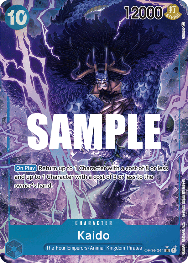 Kaido (Alternate Art) OP04-044 One Piece card