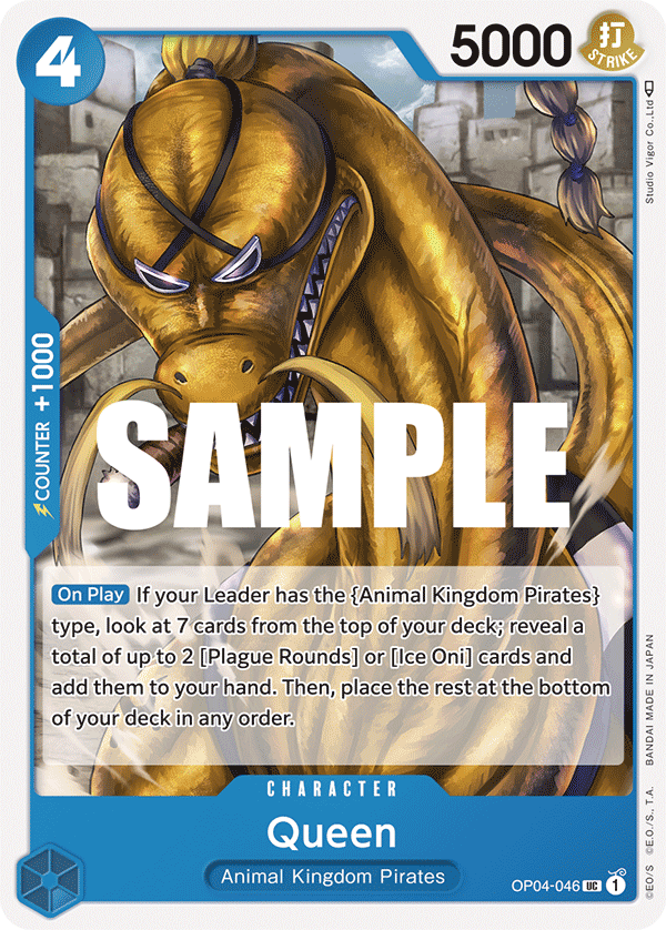 Queen (046) OP04-046 One Piece card