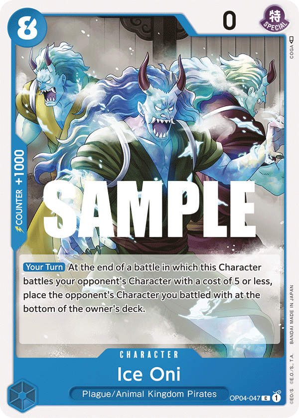 Ice Oni OP04-047 One Piece card