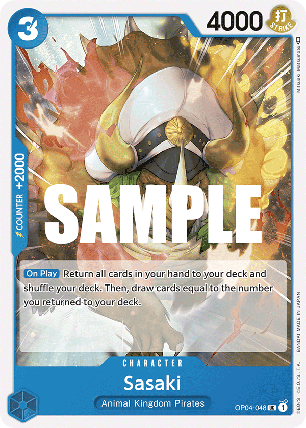 Sasaki OP04-048 One Piece card