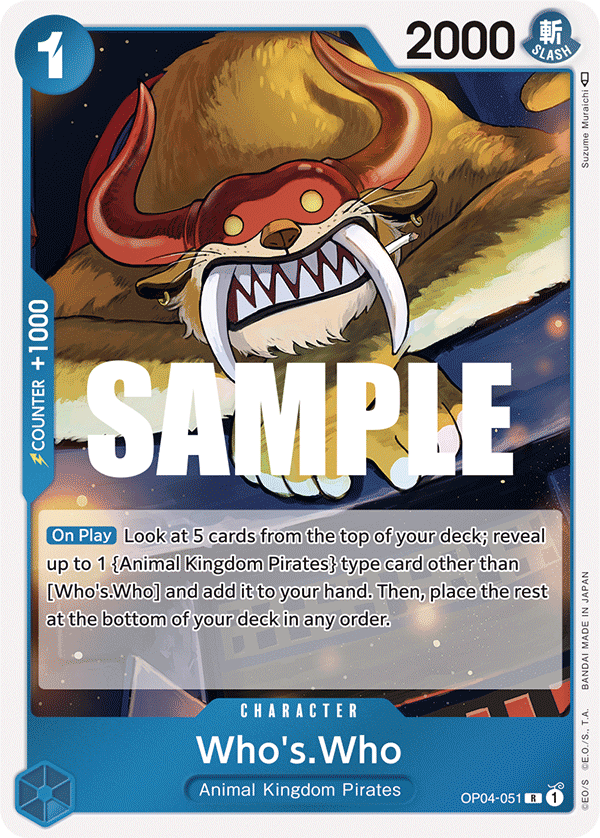 Who's.Who OP04-051 One Piece card