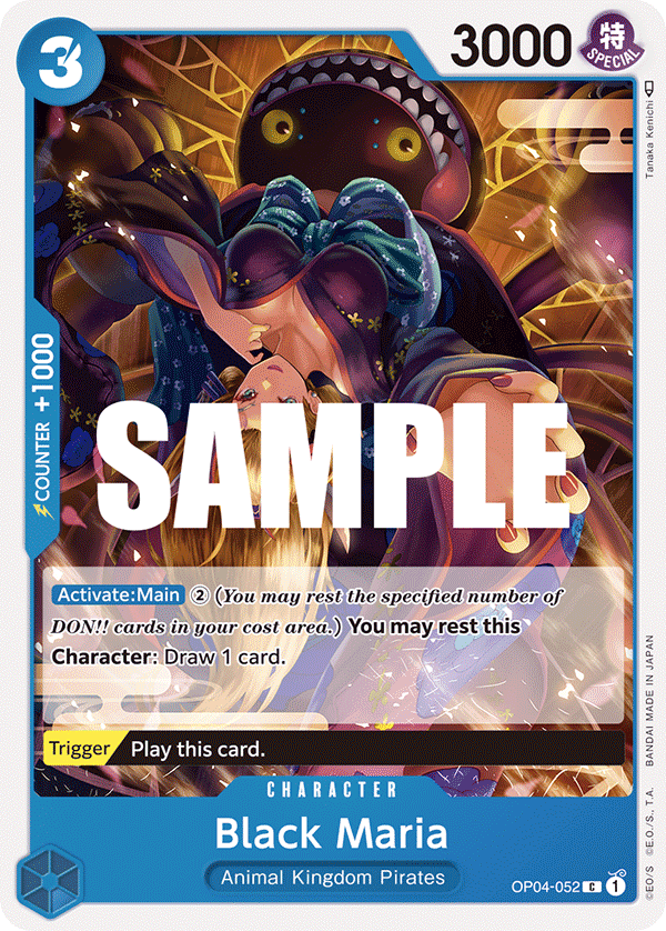 Black Maria OP04-052 One Piece card