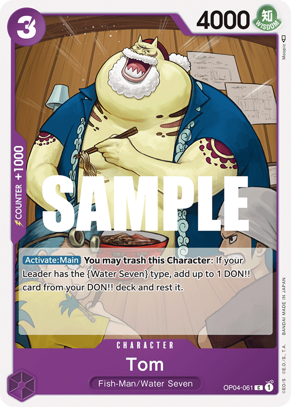 Tom OP04-061 One Piece card