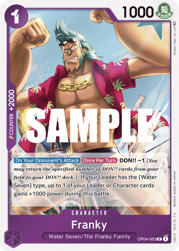 Franky OP04-063 One Piece card