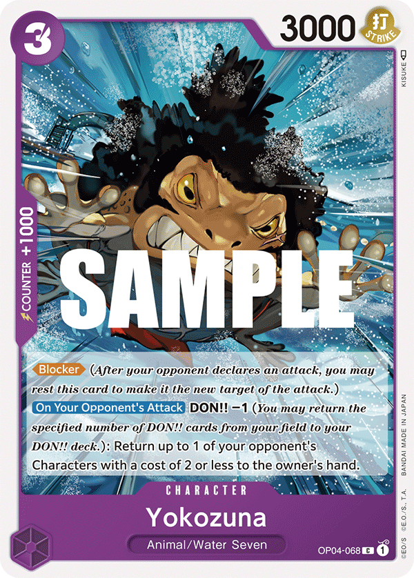 Yokozuna OP04-068 One Piece card