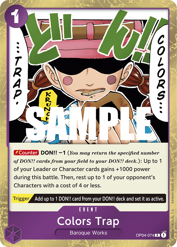 Colors Trap OP04-074 One Piece card