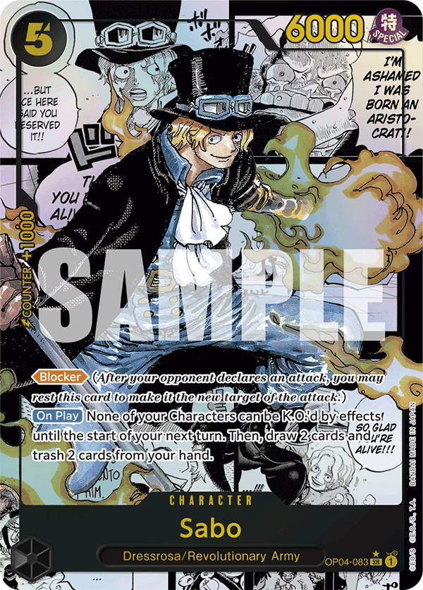 Sabo (OP04-083) (Manga) OP04-083 One Piece card
