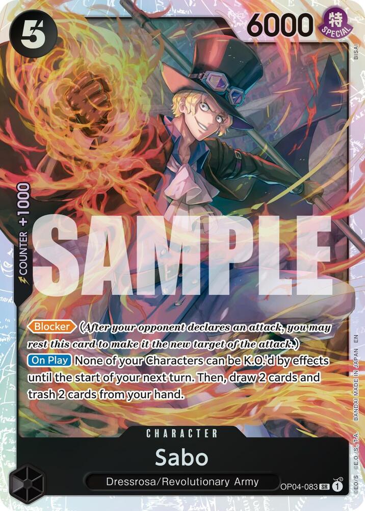 Sabo - OP04-083 (Reprint) OP04-083 One Piece card