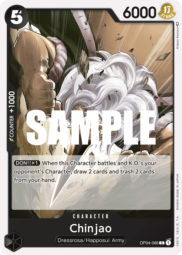 Chinjao OP04-086 One Piece card