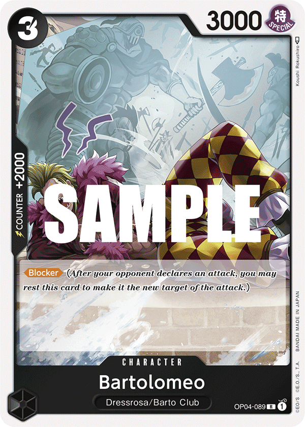 Bartolomeo OP04-089 One Piece card