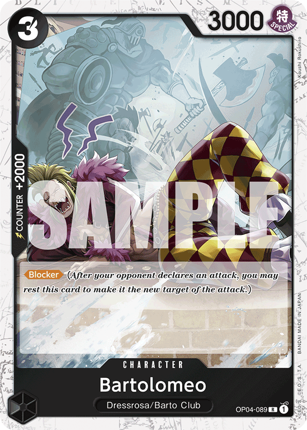 Bartolomeo (OP04-089) (Jolly Roger Foil) OP04-089 One Piece card