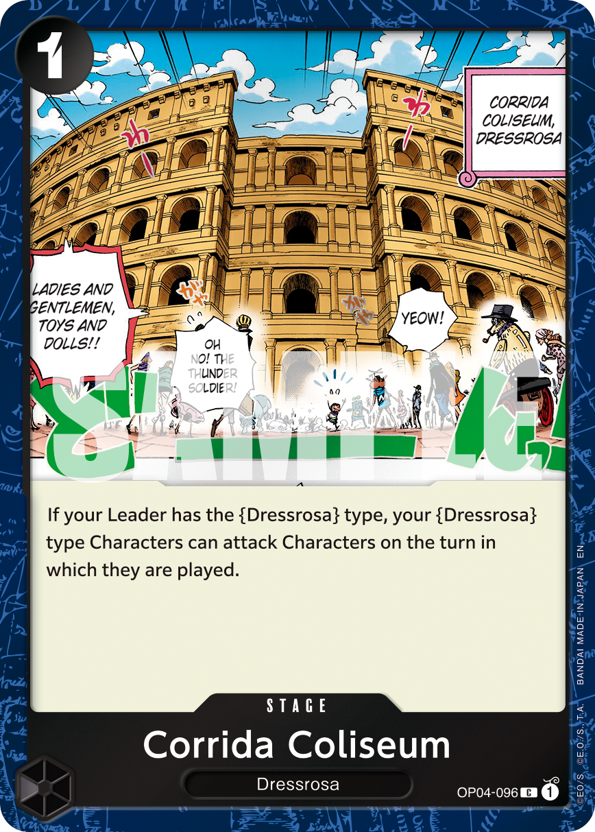 Corrida Coliseum (Pirate Foil) OP04-096 One Piece card
