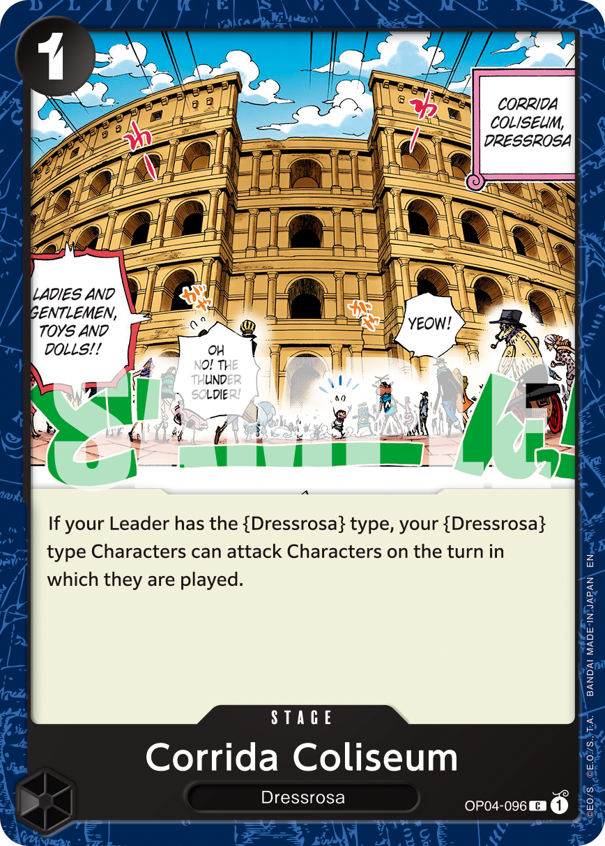 Corrida Coliseum (Reprint) OP04-096 One Piece card
