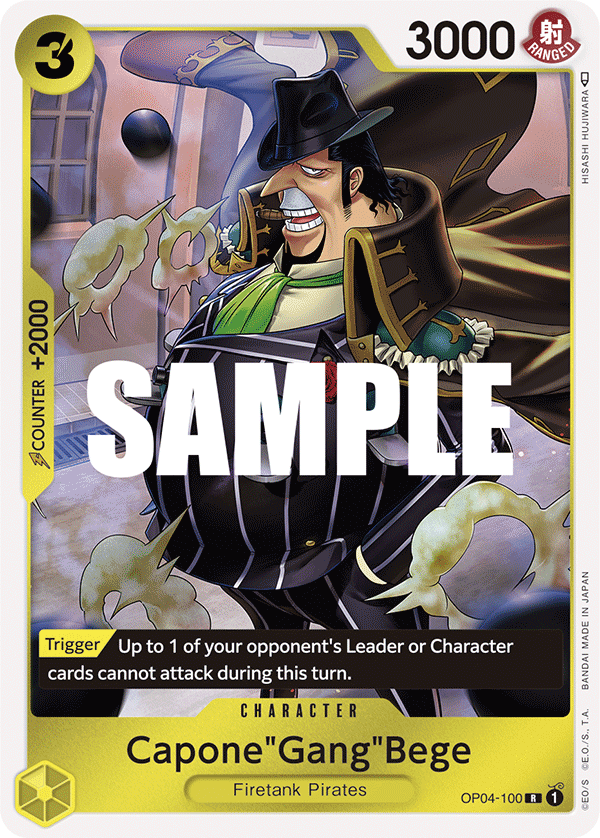 Capone"Gang"Bege OP04-100 One Piece card