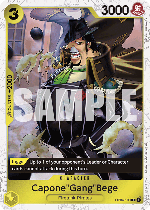 Capone"Gang"Bege (OP04-100) (Jolly Roger Foil) OP04-100 One Piece card