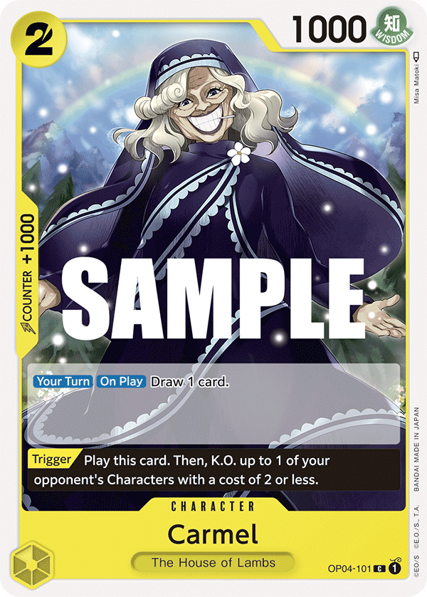 Carmel OP04-101 One Piece card