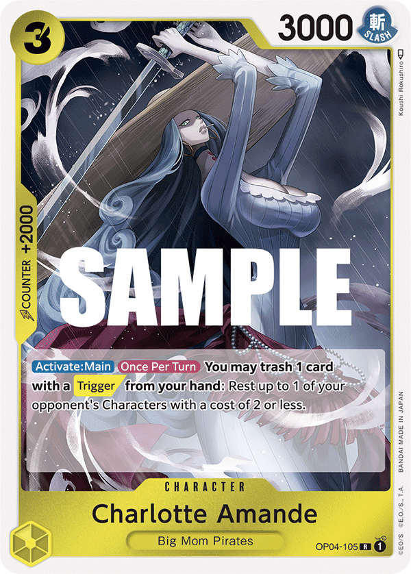 Charlotte Amande OP04-105 One Piece card
