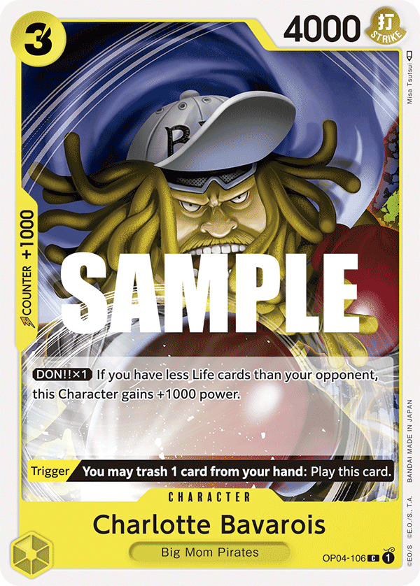 Charlotte Bavarois OP04-106 One Piece card