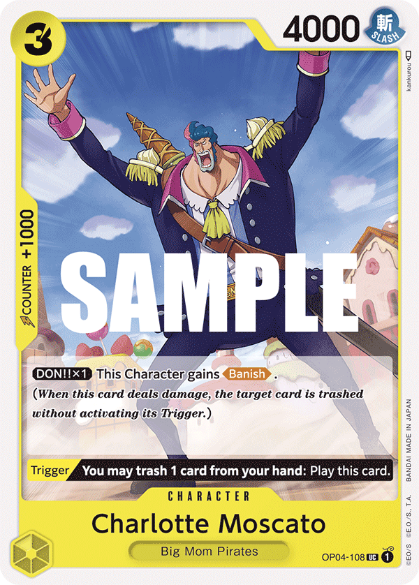 Charlotte Moscato OP04-108 One Piece card