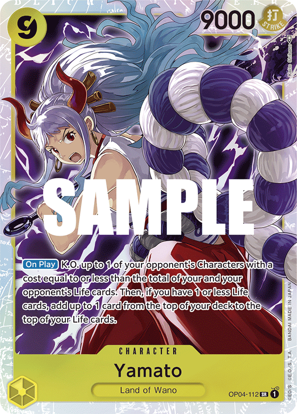 Yamato OP04-112 One Piece card