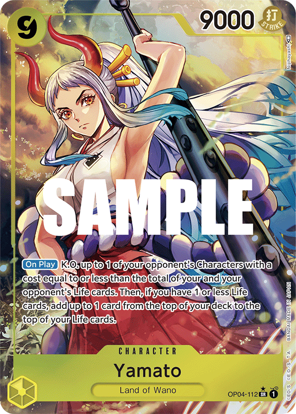 Yamato (Alternate Art) OP04-112 One Piece card