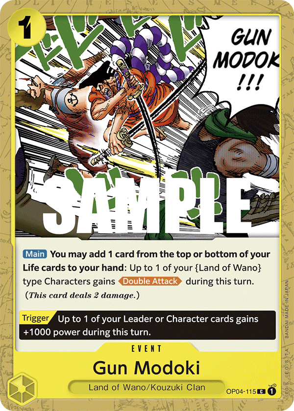 Gun Modoki OP04-115 One Piece card