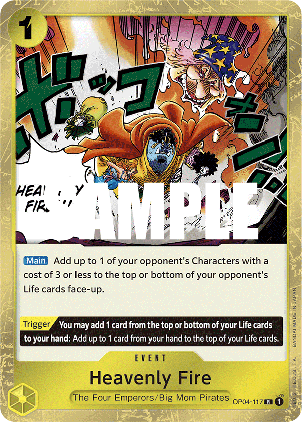 Heavenly Fire OP04-117 One Piece card