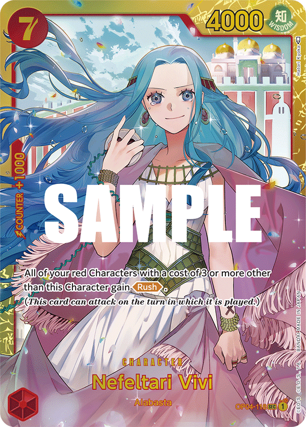 Nefeltari Vivi (118) OP04-118 One Piece card