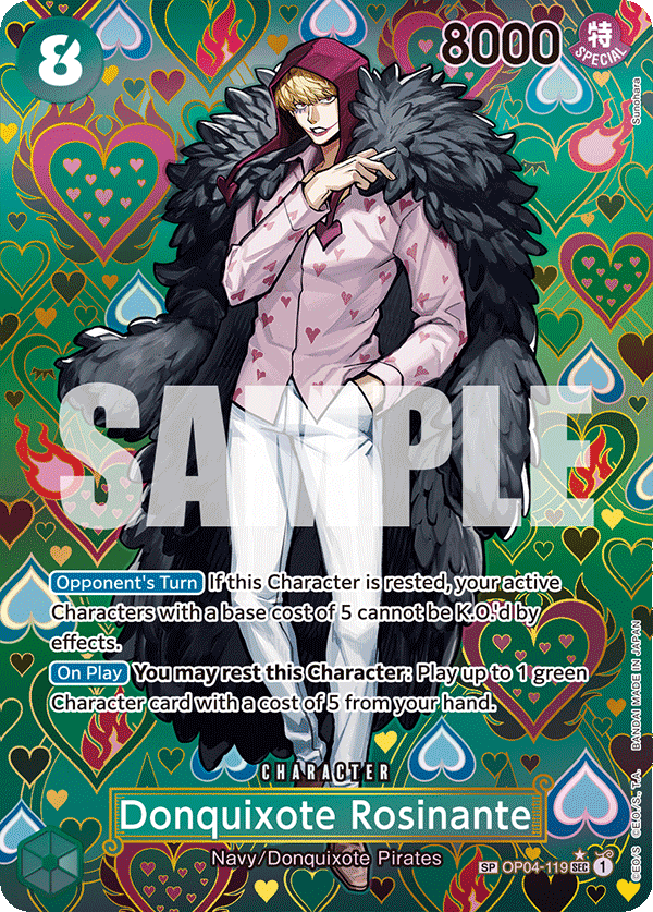 Donquixote Rosinante (SP) OP04-119 One Piece card
