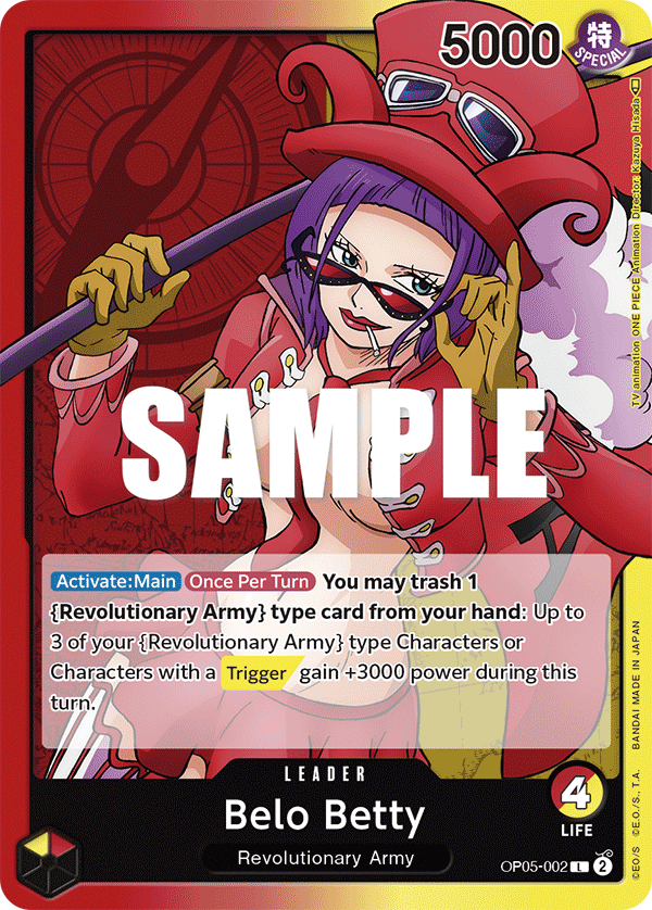 Belo Betty (002) OP05-002 One Piece card