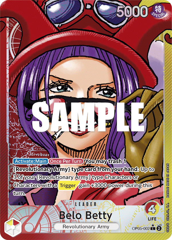Belo Betty (002) (Alternate Art) OP05-002 One Piece card