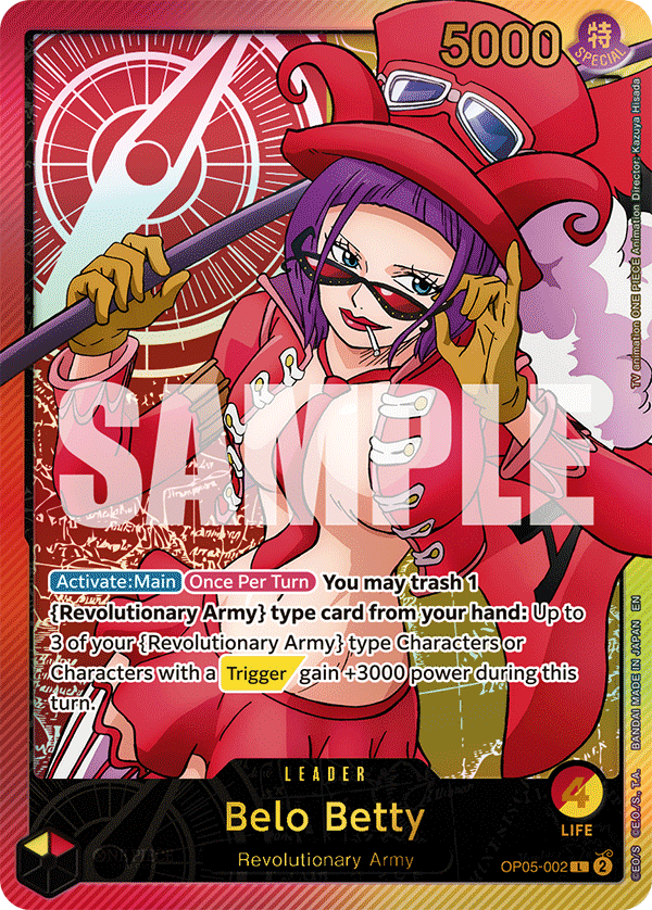 Belo Betty (SPR) OP05-002 One Piece card