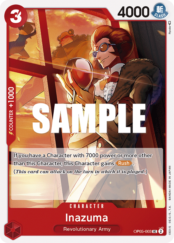 Inazuma OP05-003 One Piece card