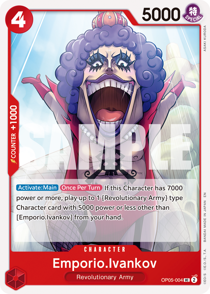 Emporio.Ivankov (Reprint) OP05-004 One Piece card