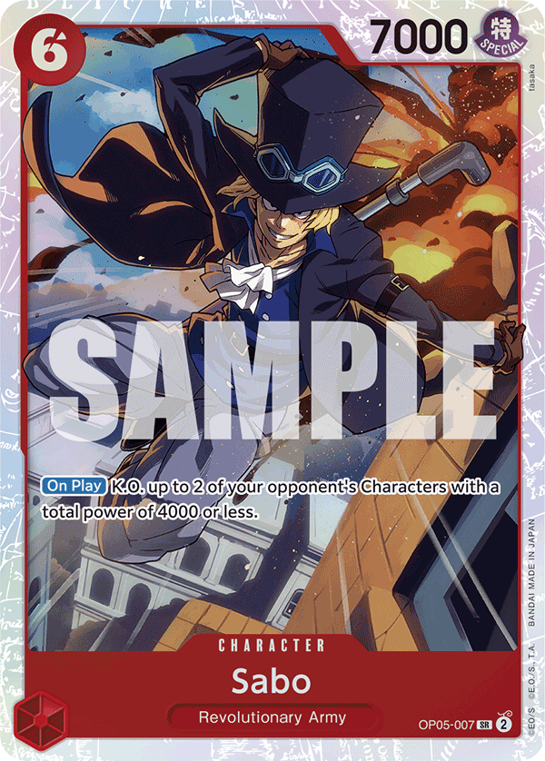 Sabo (OP05-007) (Reprint) OP05-007 One Piece card