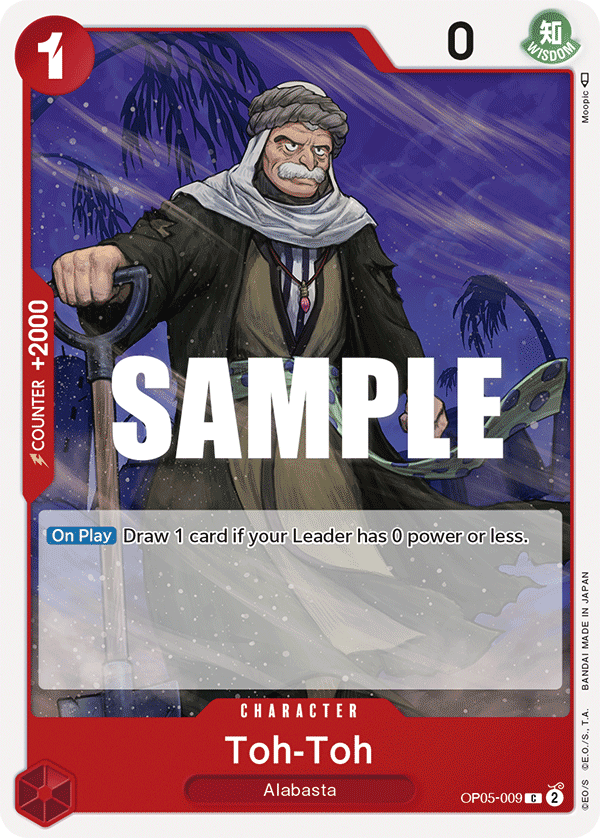 Toh-Toh OP05-009 One Piece card