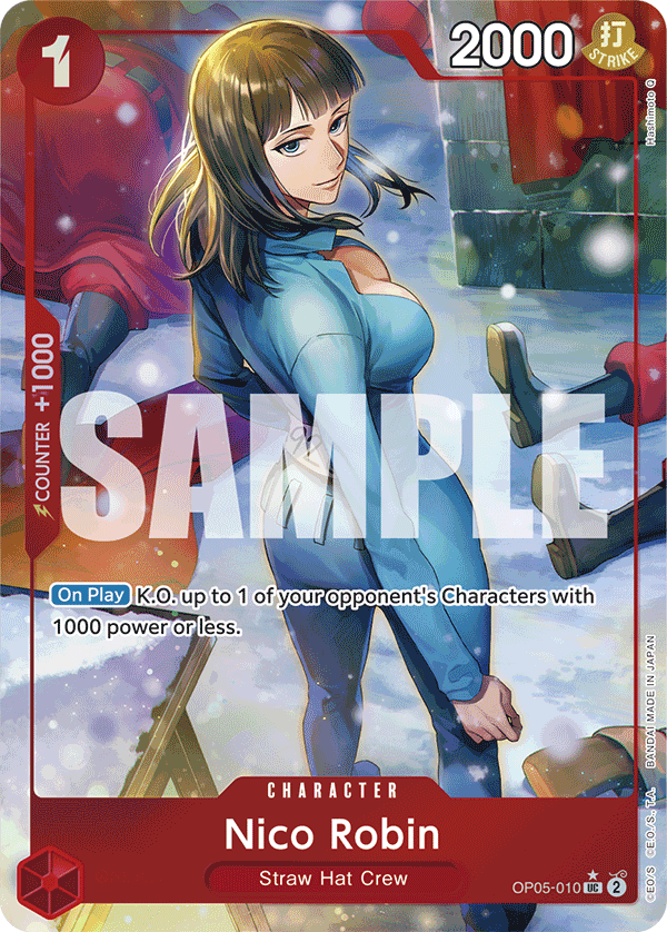 Nico Robin (Full Art) OP05-010 One Piece card