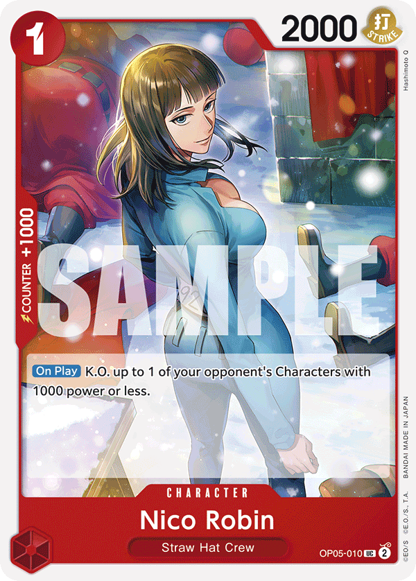 Nico Robin (Reprint) OP05-010 One Piece card