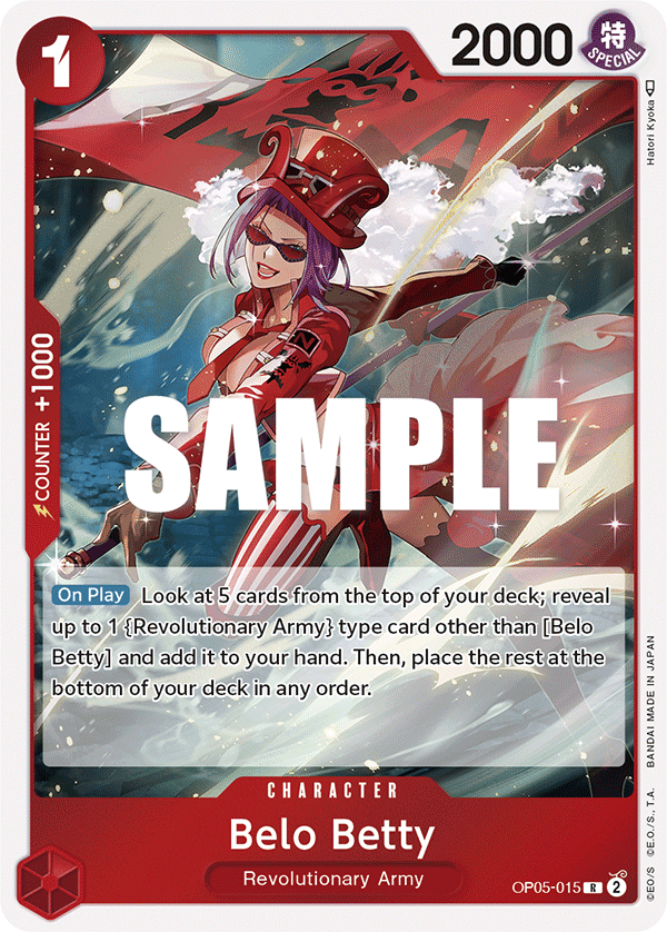 Belo Betty (015) OP05-015 One Piece card