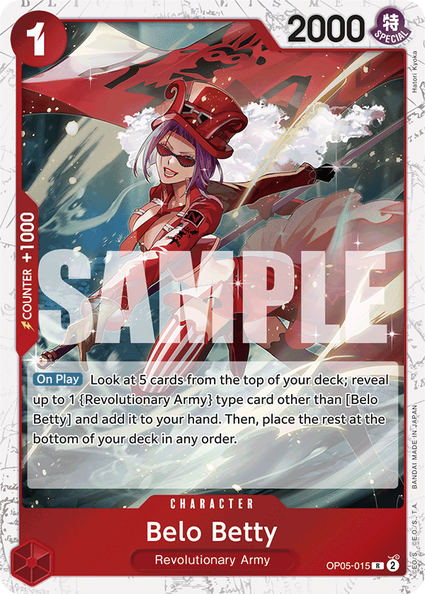 Belo Betty (Jolly Roger Foil) OP05-015 One Piece card